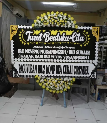 Papan Bunga Duka Meruya Utara