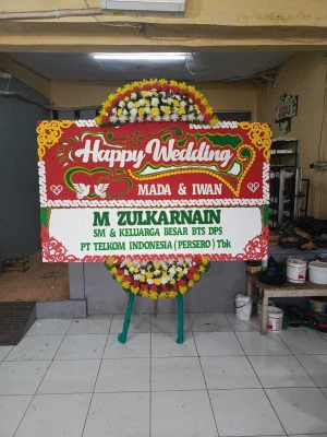Papan Bunga di Meruya Utara