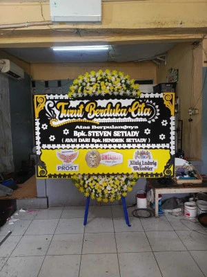 Papan Bunga di Meruya Utara