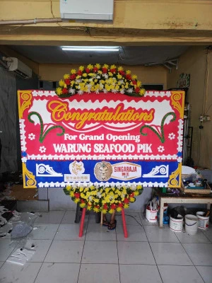 Papan Bunga di Meruya Utara