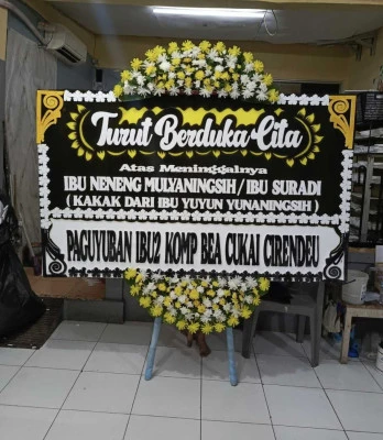 Papan Bunga di Meruya Utara
